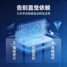 乐山建站-告别直觉依赖：三步学会数据驱动网站运营