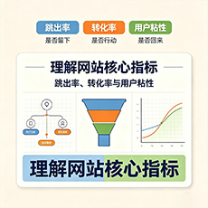 金口河建站-理解网站核心指标：跳出率、转化率与用户粘性