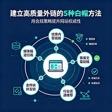 乐山建站-建立高质量外链的5种白帽方法
